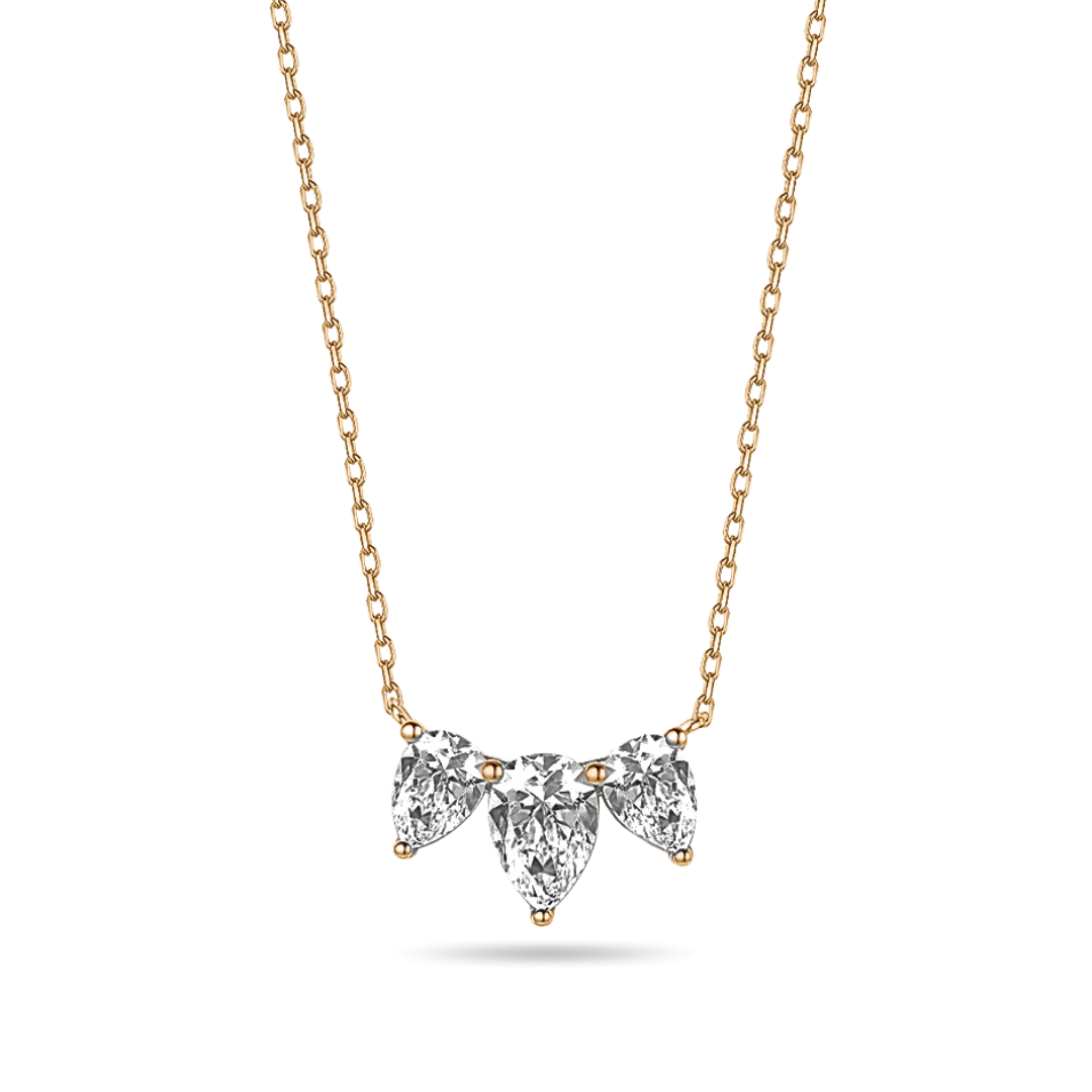 3 Pear Necklace