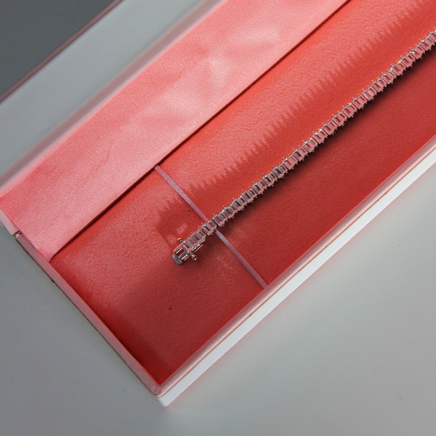 Baguette tennis bracelet