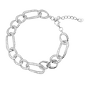 Chain pavé bracelet