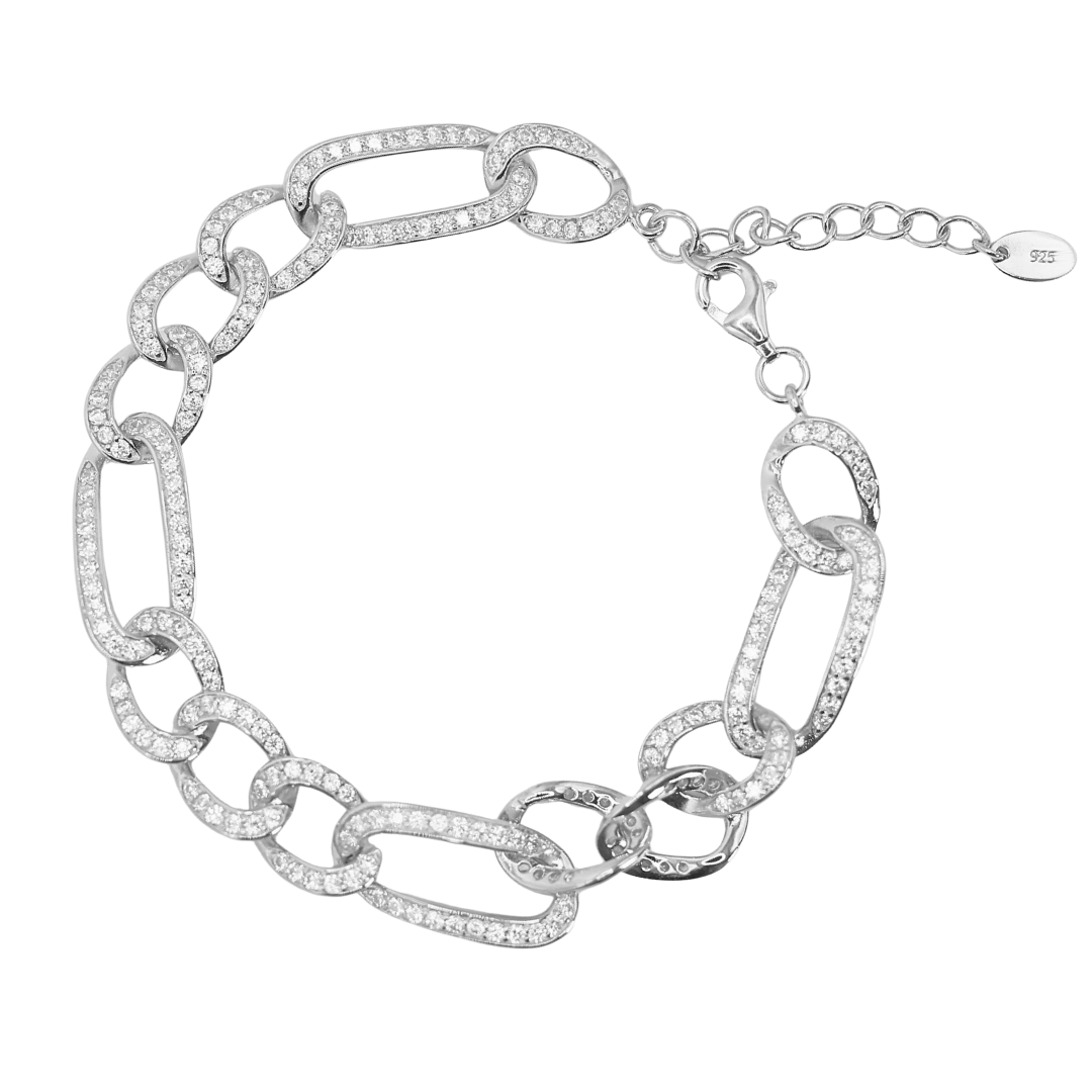Chain pavé bracelet