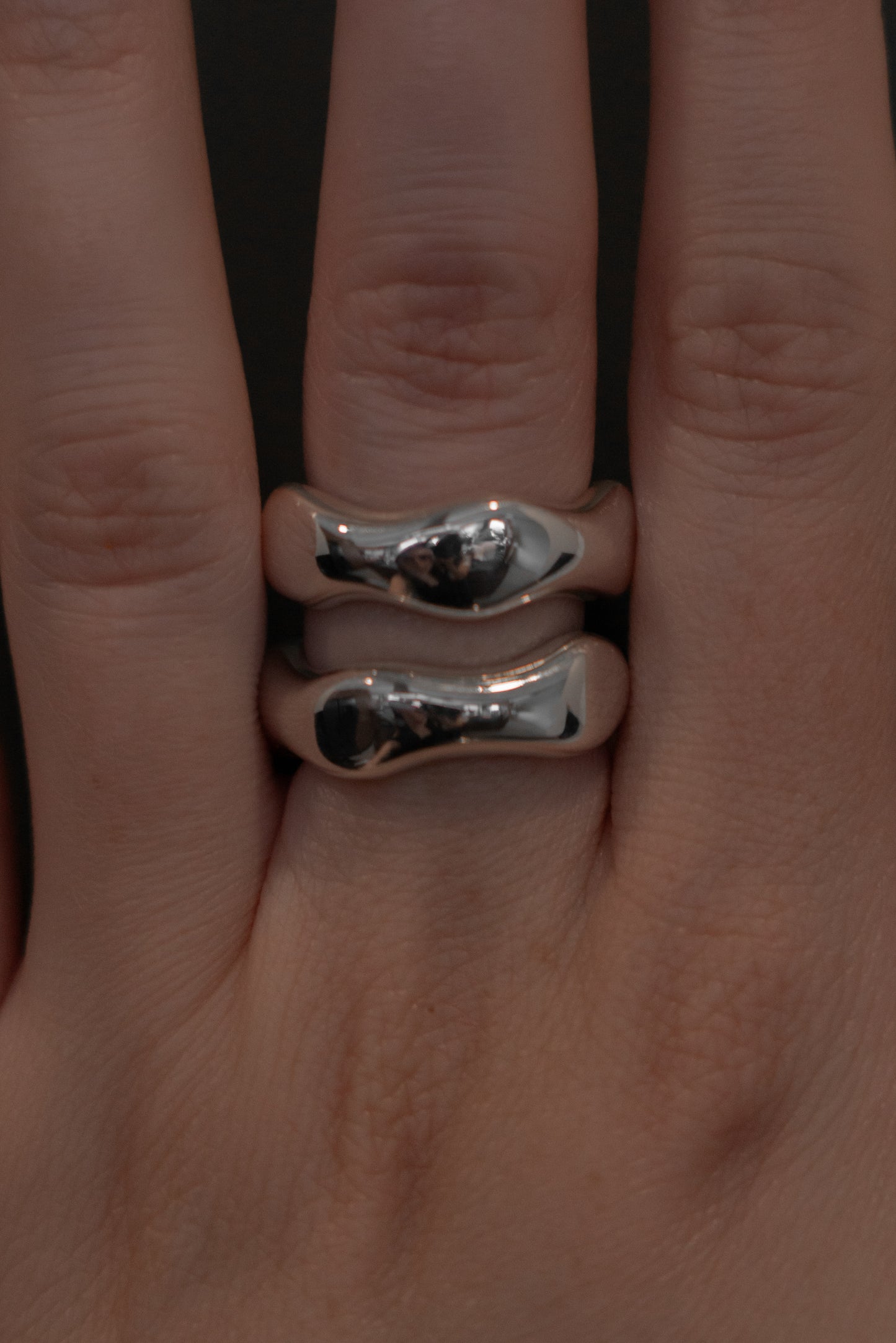 Fusion silver rings