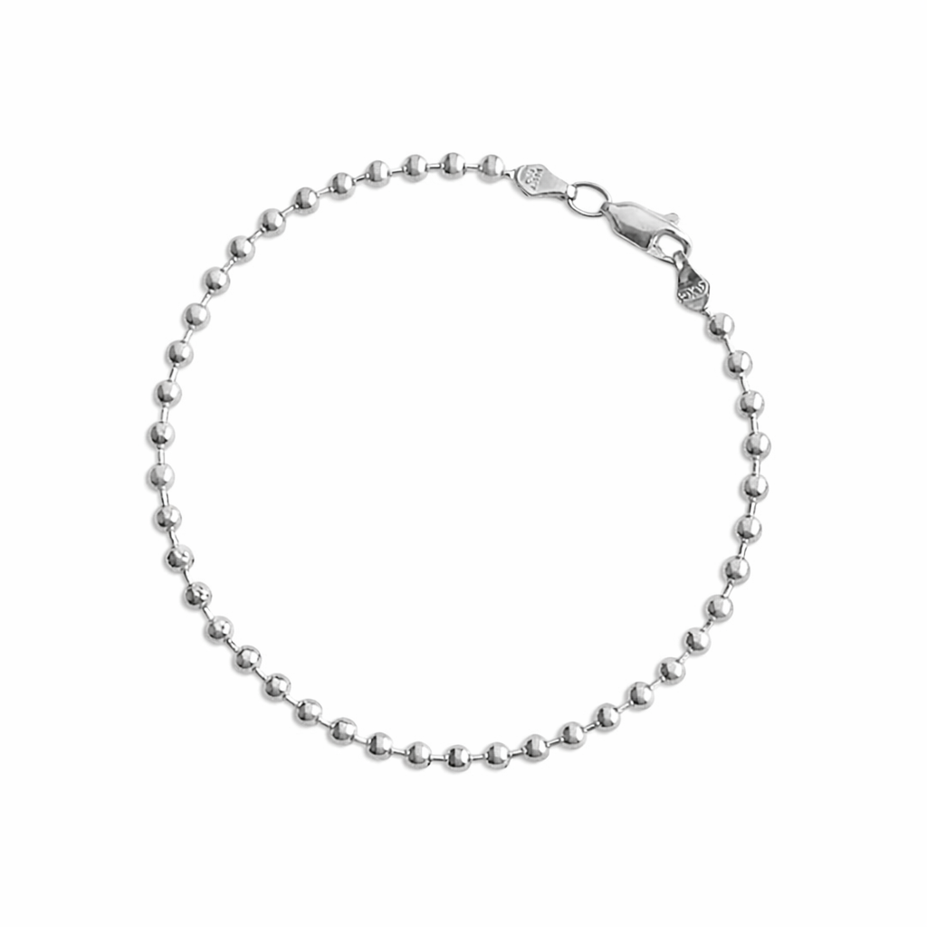 Medium Bubble Silver Bracelet