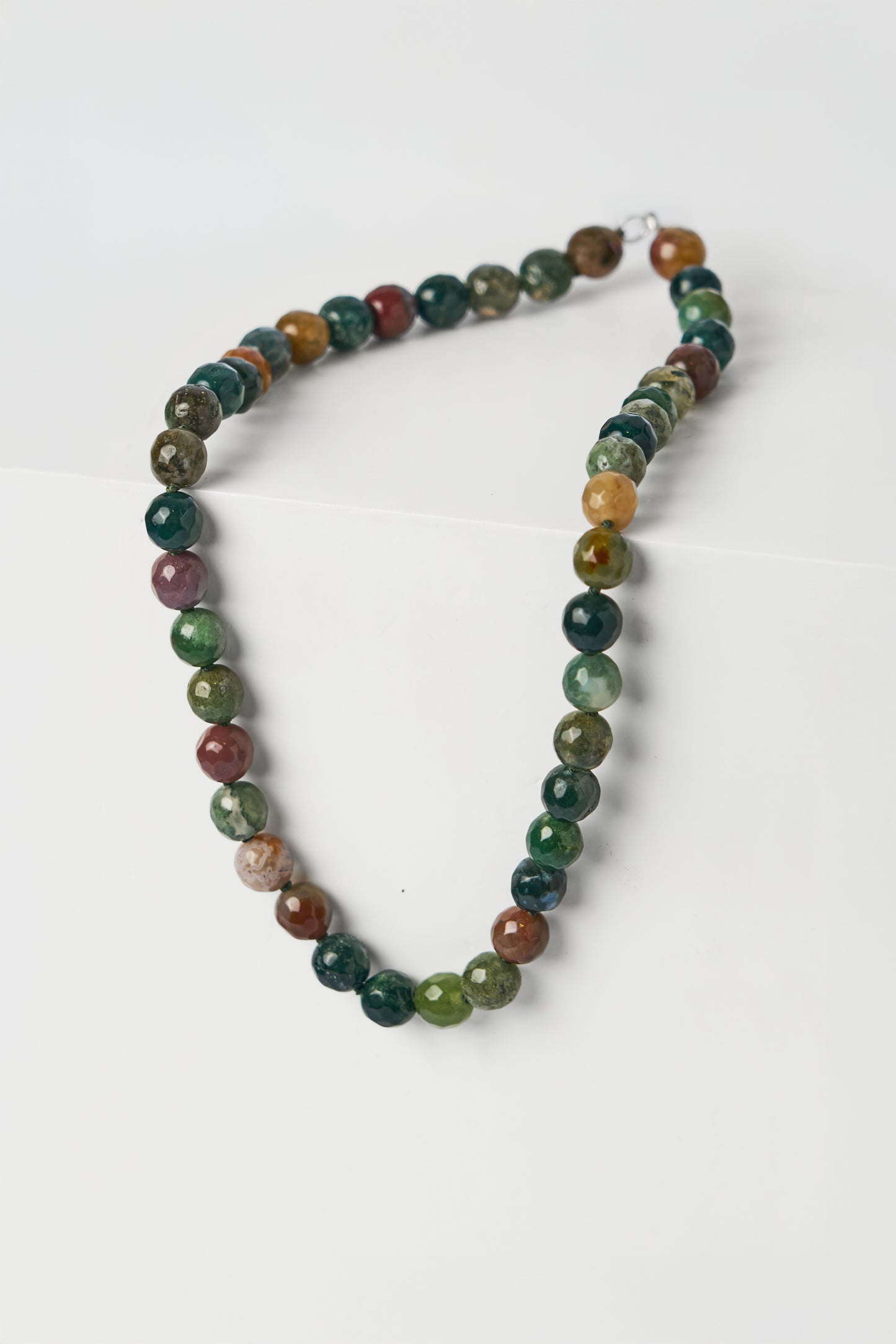 Green mossy ágatha choker