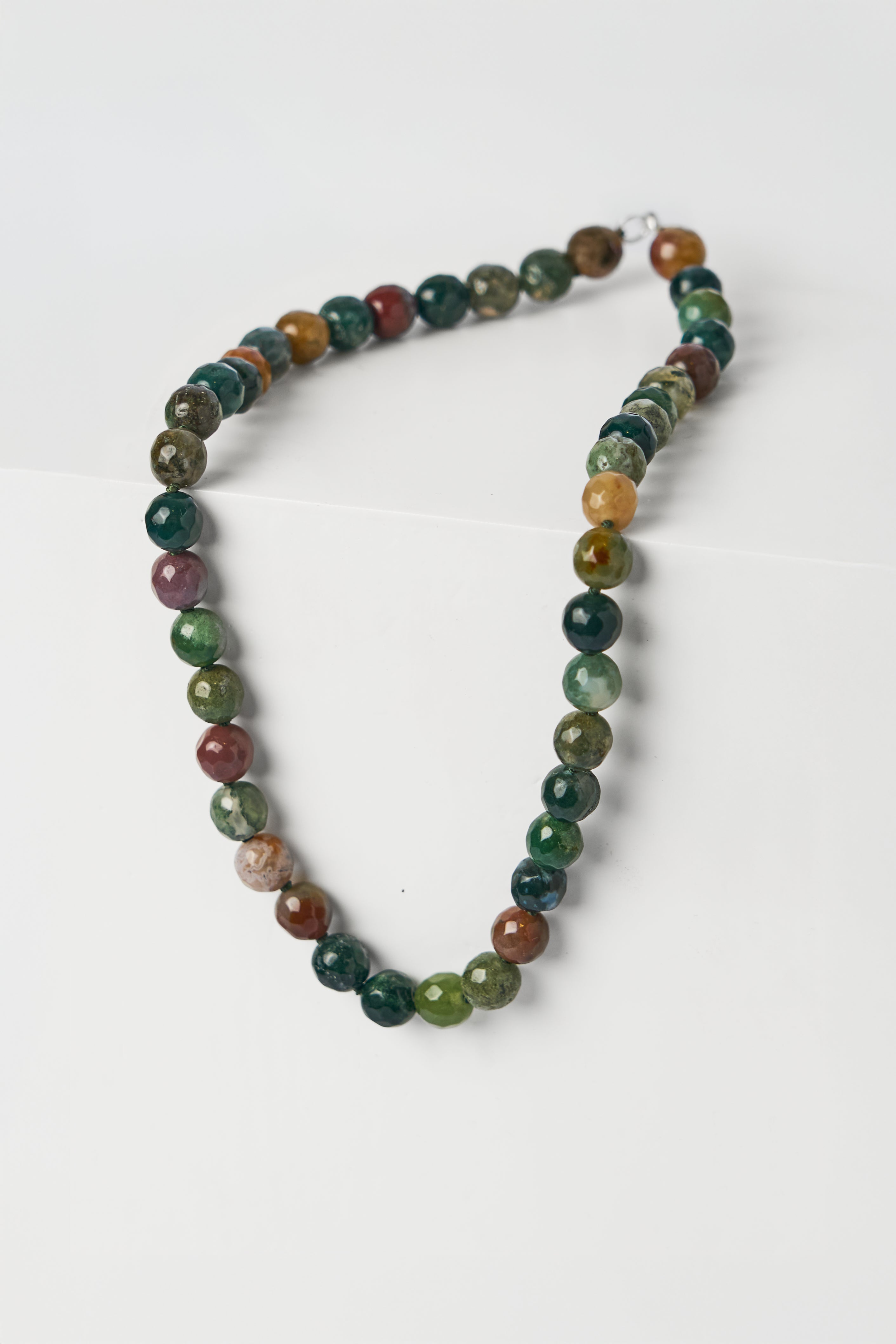 Green mossy ágatha choker