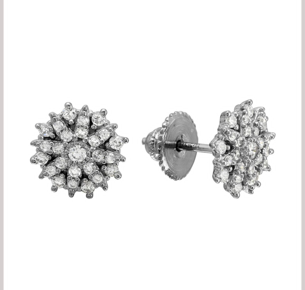 Snowflake studs