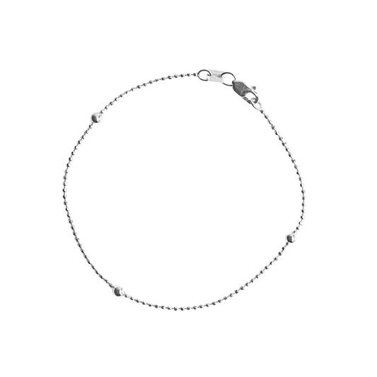 Bubble silver bracelet