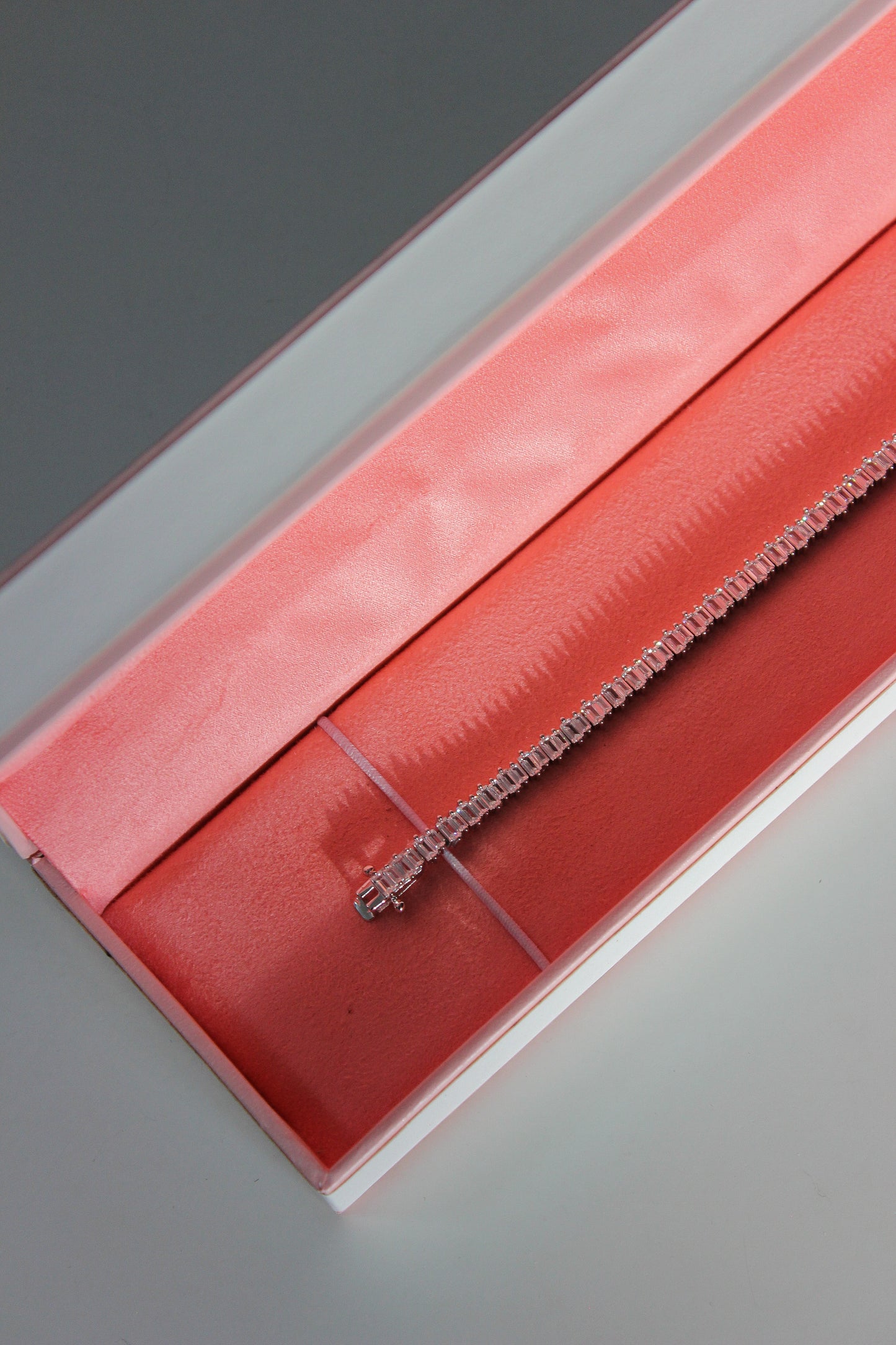 Baguette tennis bracelet