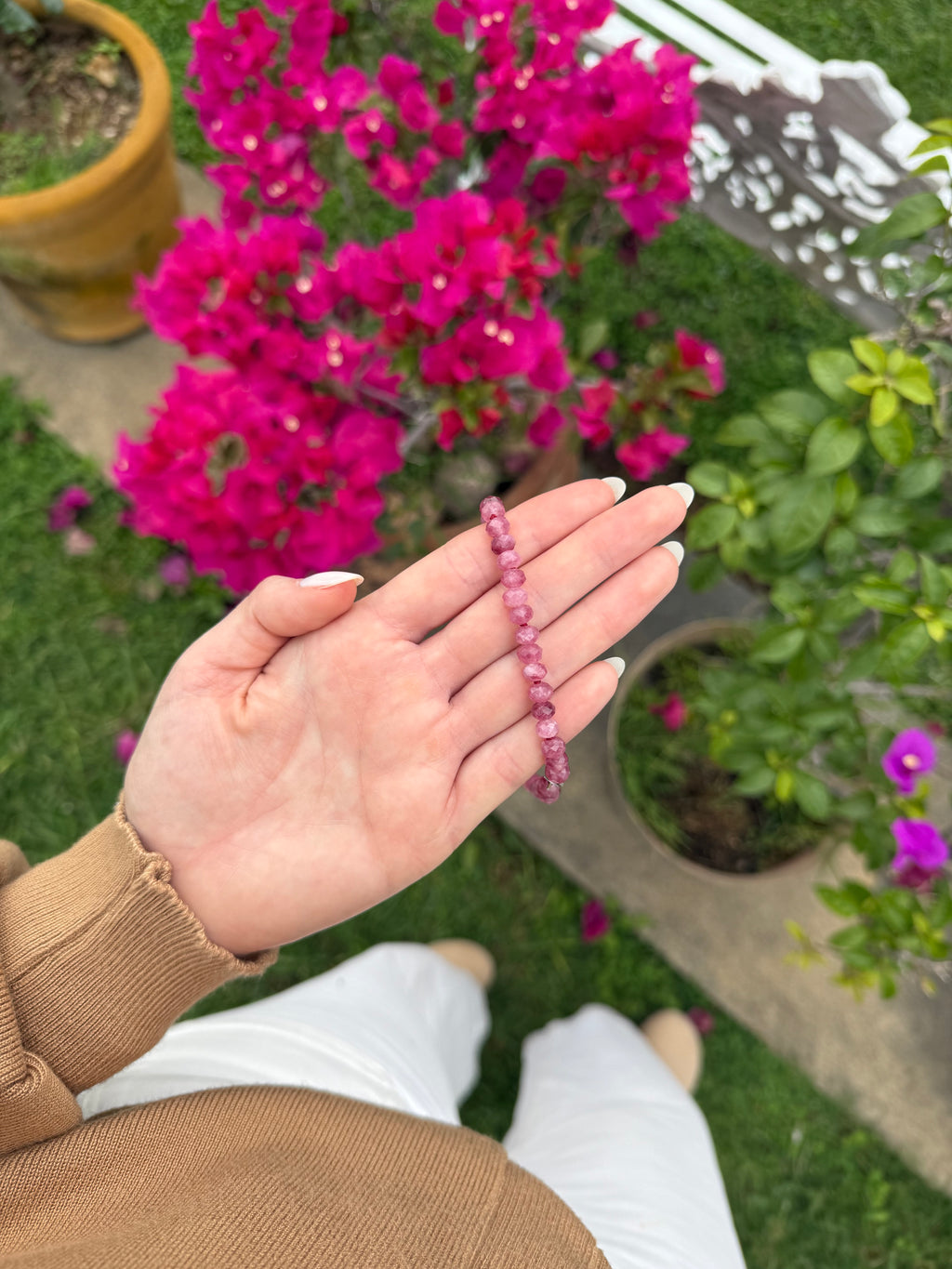 Pink sapphire choker