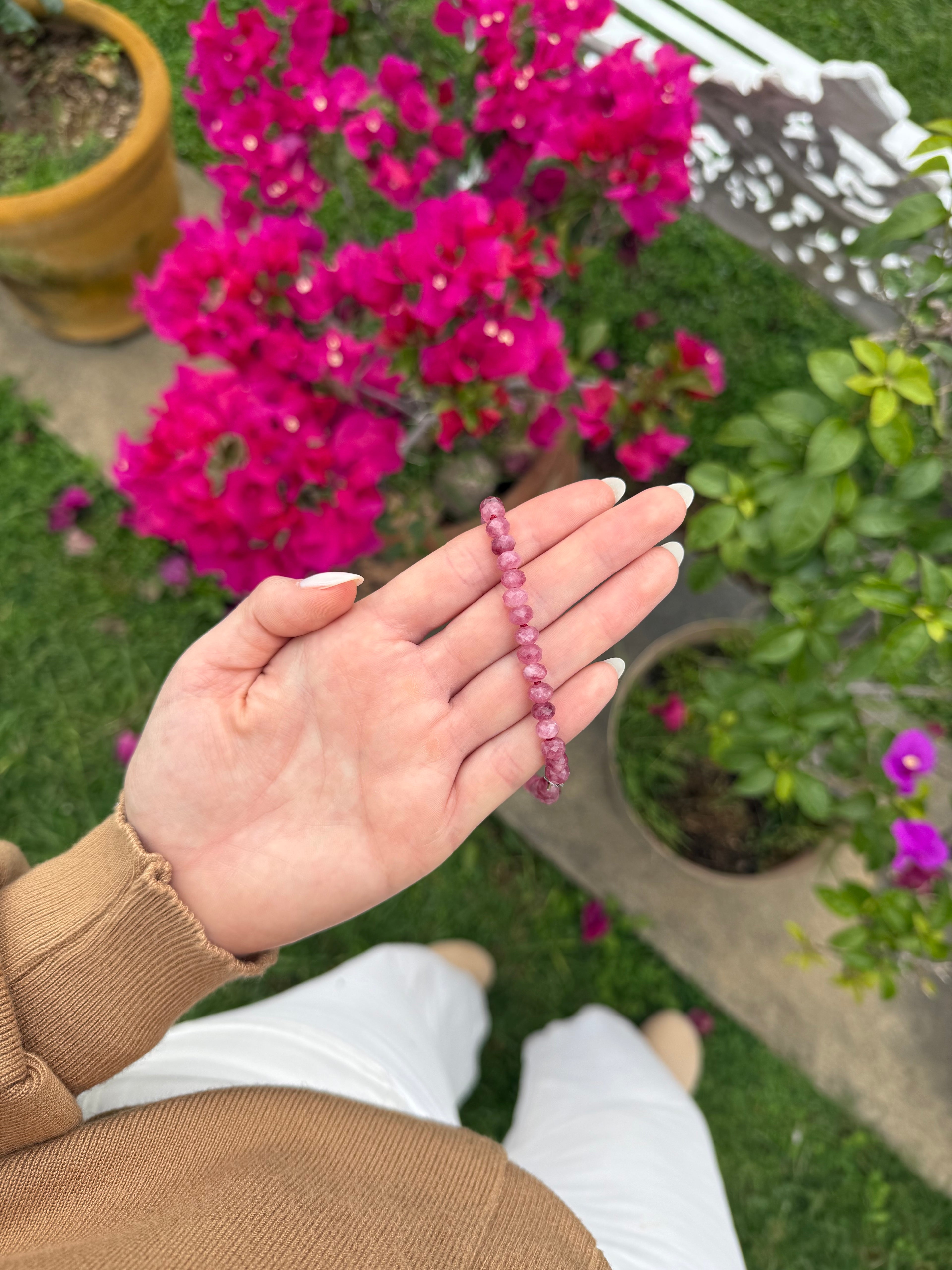 Pink sapphire choker