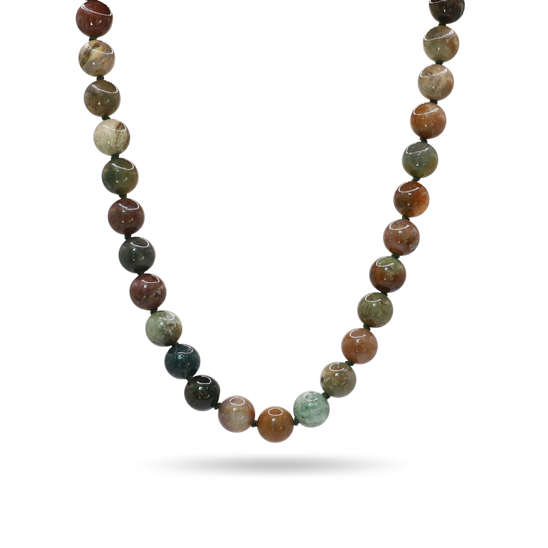 Big mossy agatha choker