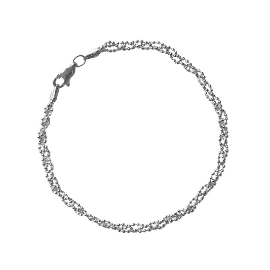 Twisted Micro Bubble Bracelet