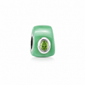 Jade + peridot charm