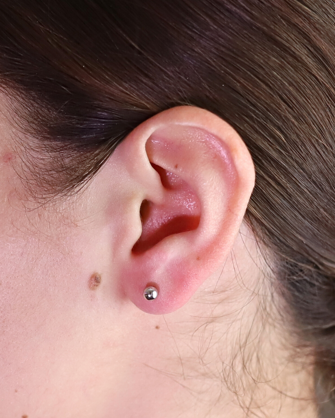 Silver Stud Piercing