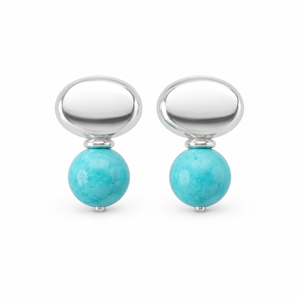 Turquoise Chunky Earrings