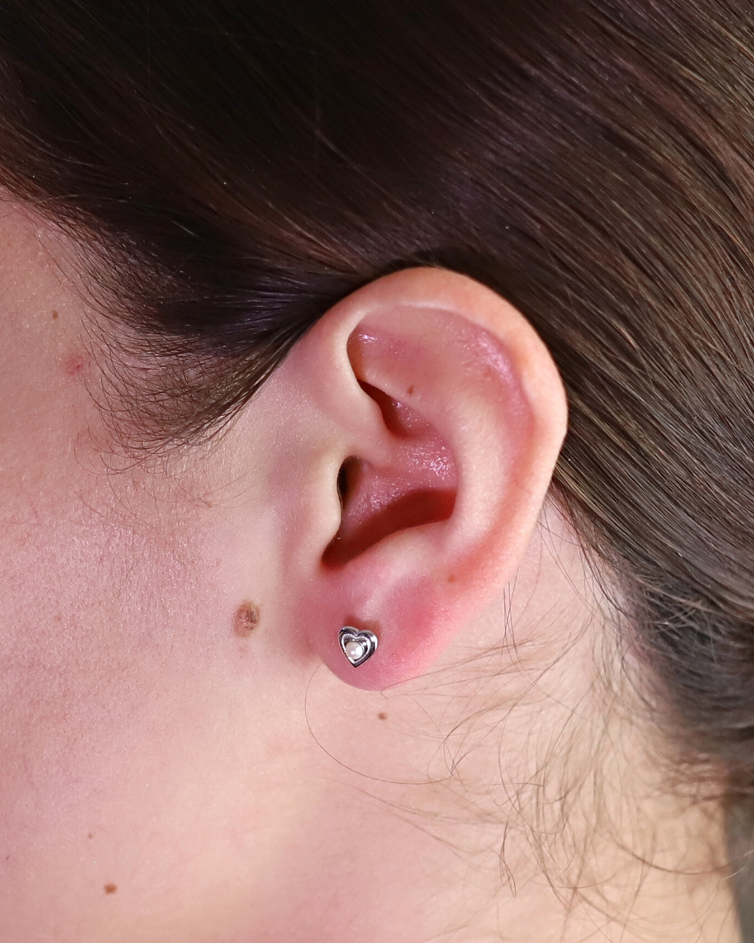 Heart Pearl Piercing