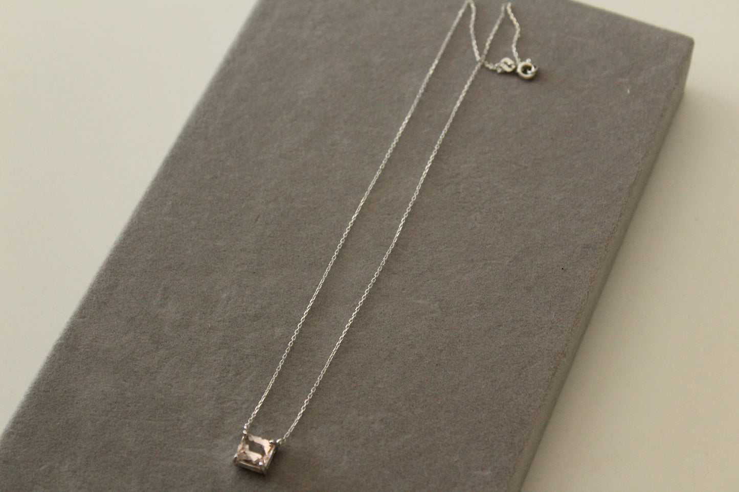 Morganite necklace