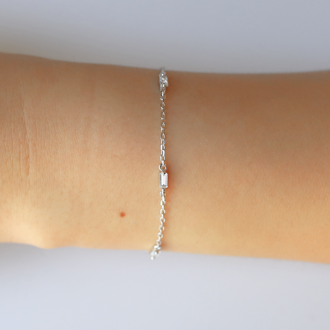 Separate Baguette Bracelet