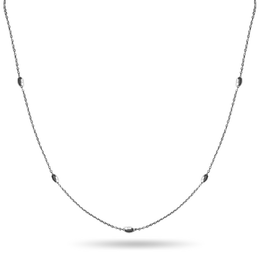 Bean Silver Choker