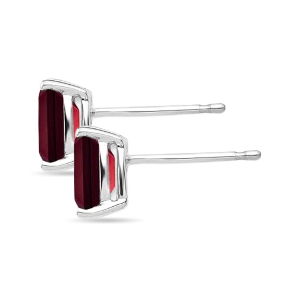 Garnet Studs