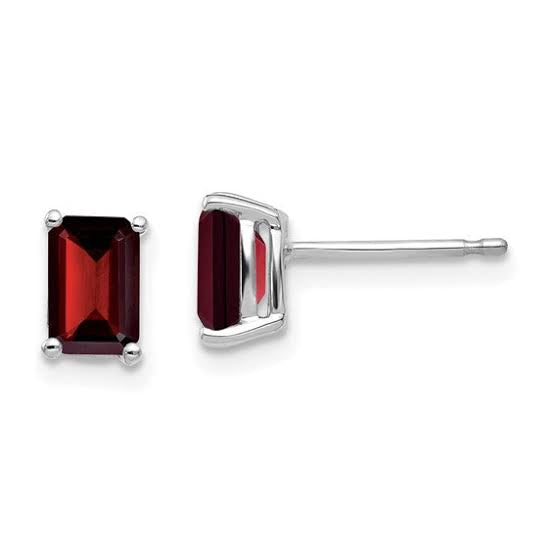 Garnet Studs