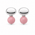 Chunk Pink Jade Earrings