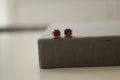 Ruby studs
