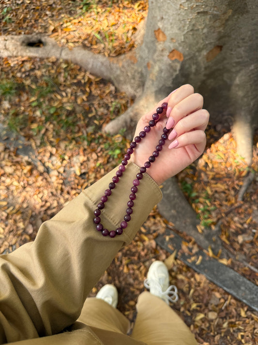 Grape wine agatha choker