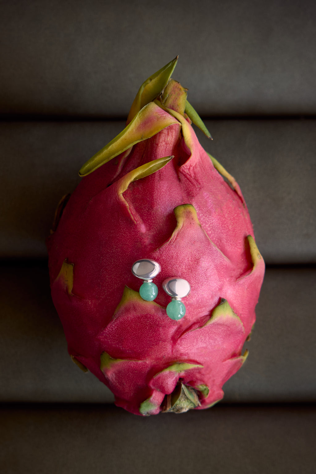 Turquoise Chunk Earrings