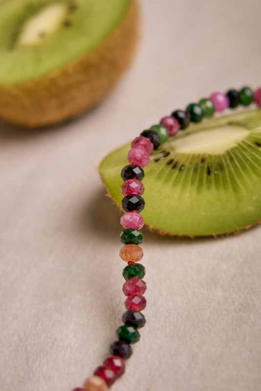 Multicolor ágatha choker