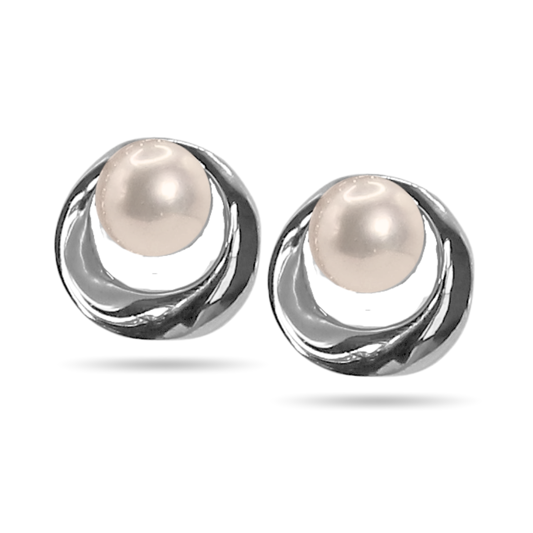 Pearl Silhouette Studs