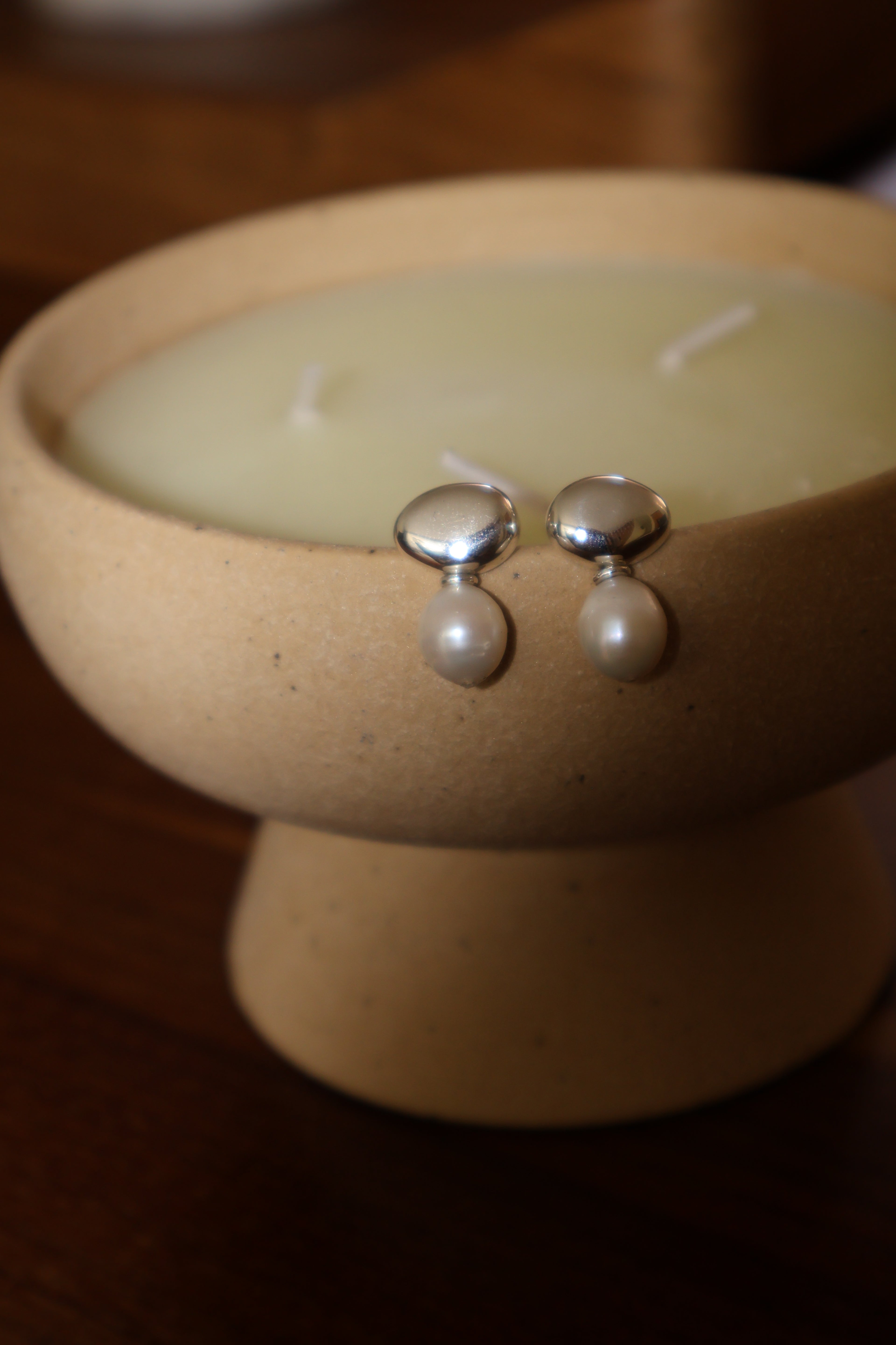 Chunky Pearl Earrings