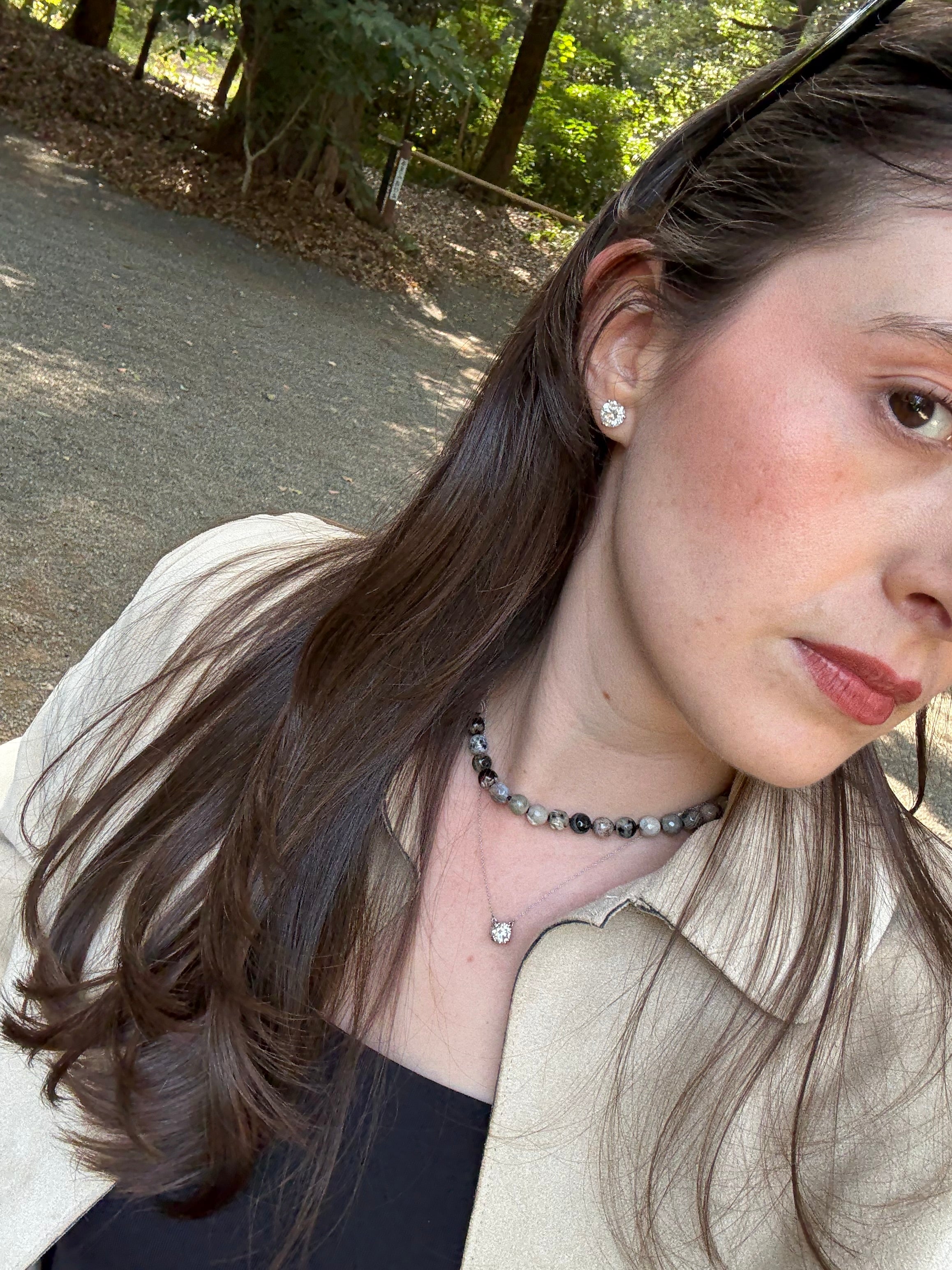 Ying yang agatha choker