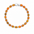 Opal silver bracelet