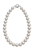 Grey chunky pearl choker