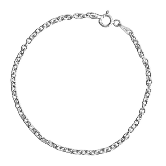Thin Chain Silver Bracelet