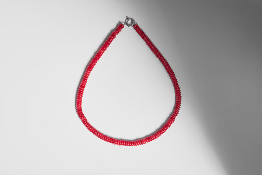 Red agatha choker