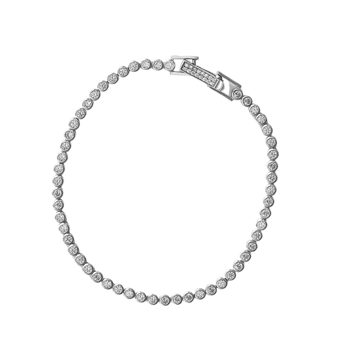 Bezel Tennis Bracelet