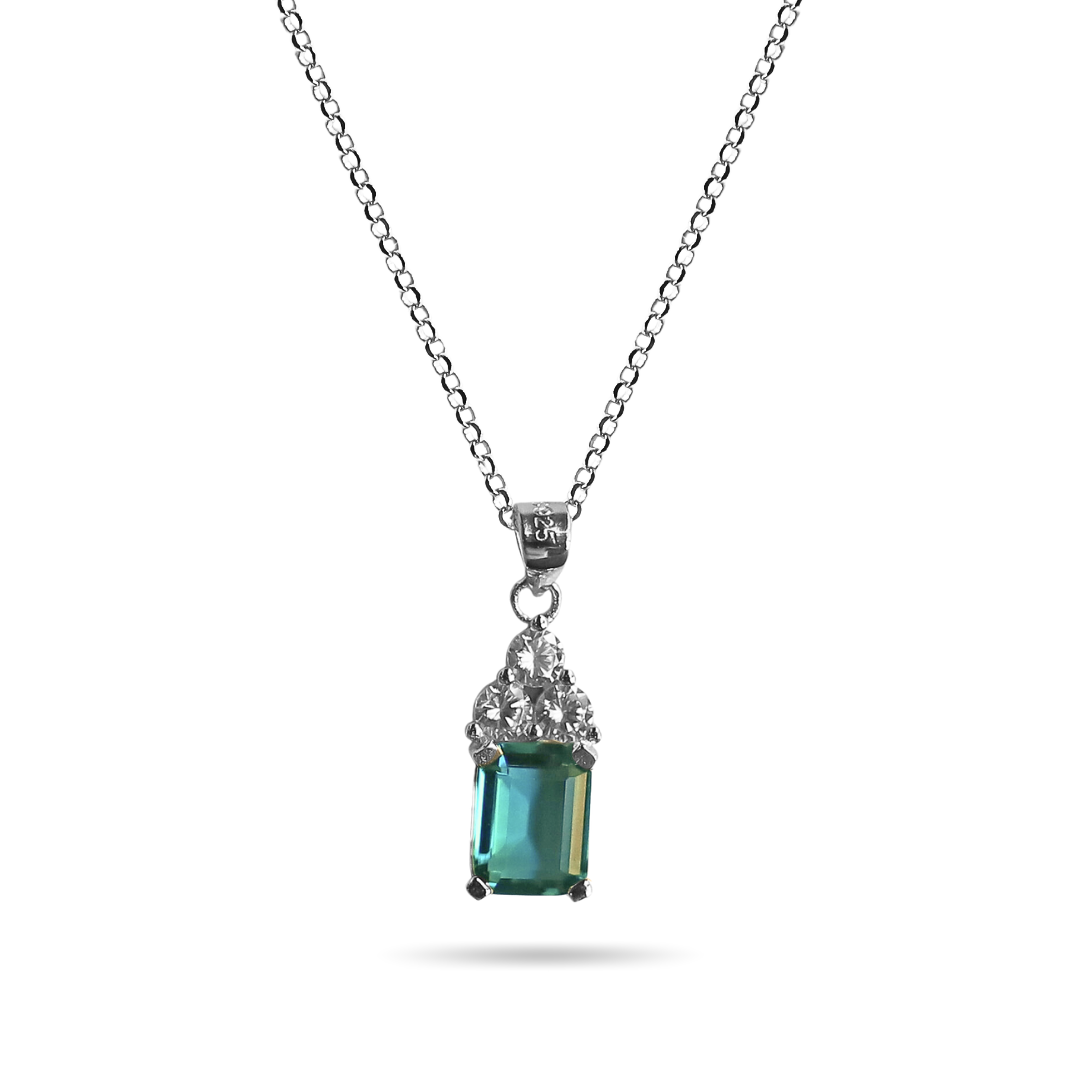 Aqua necklace