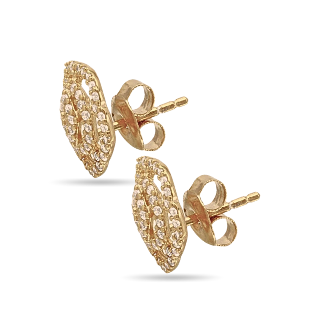 Flower Golden Studs