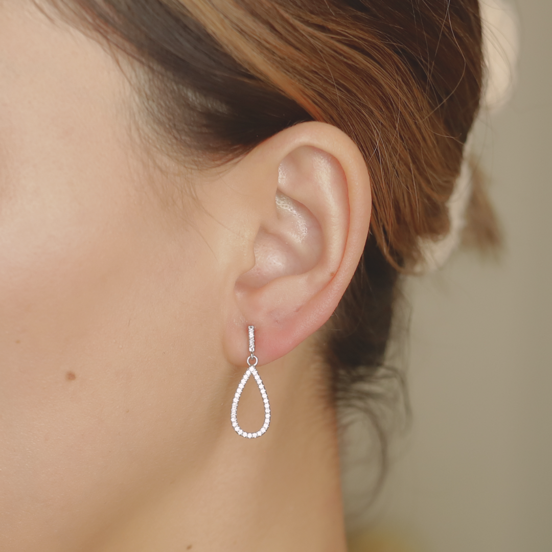 Thin Drop Earrings