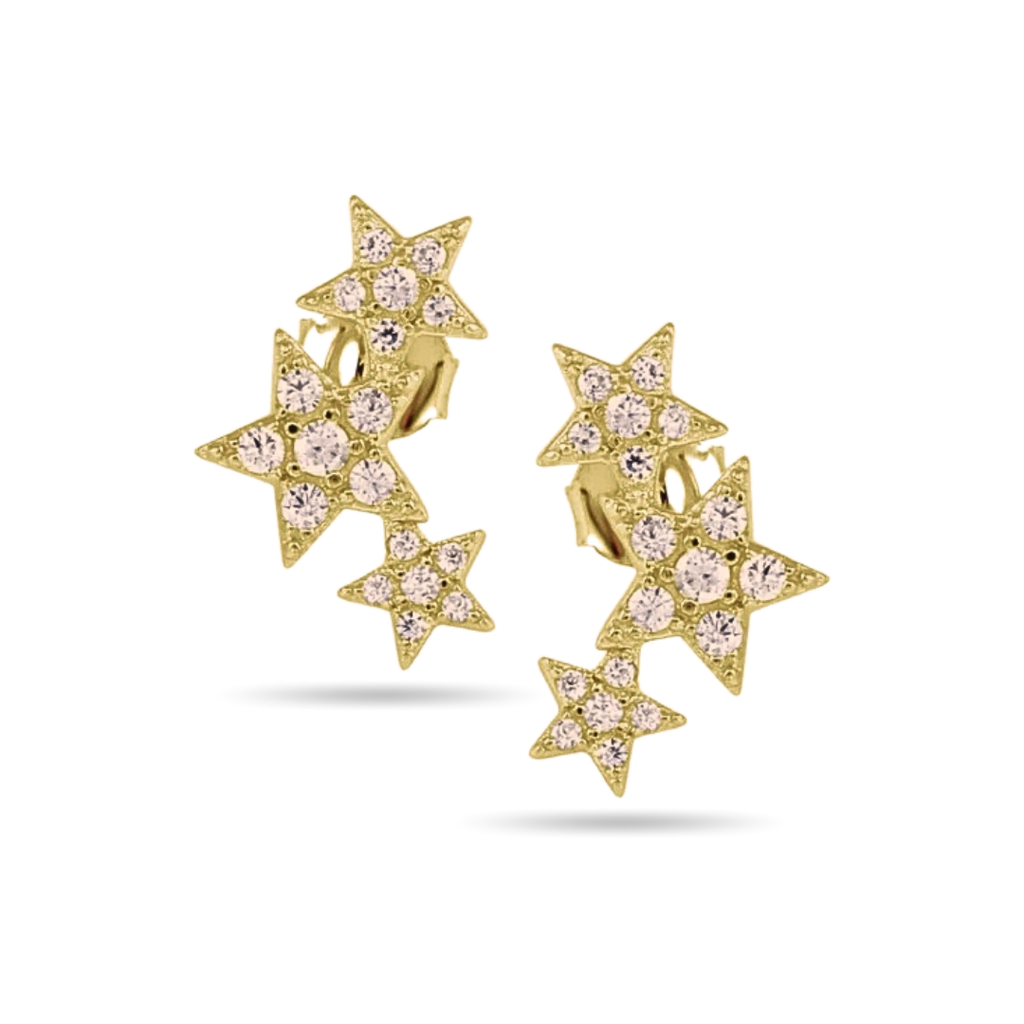 Triple Star Golden Studs