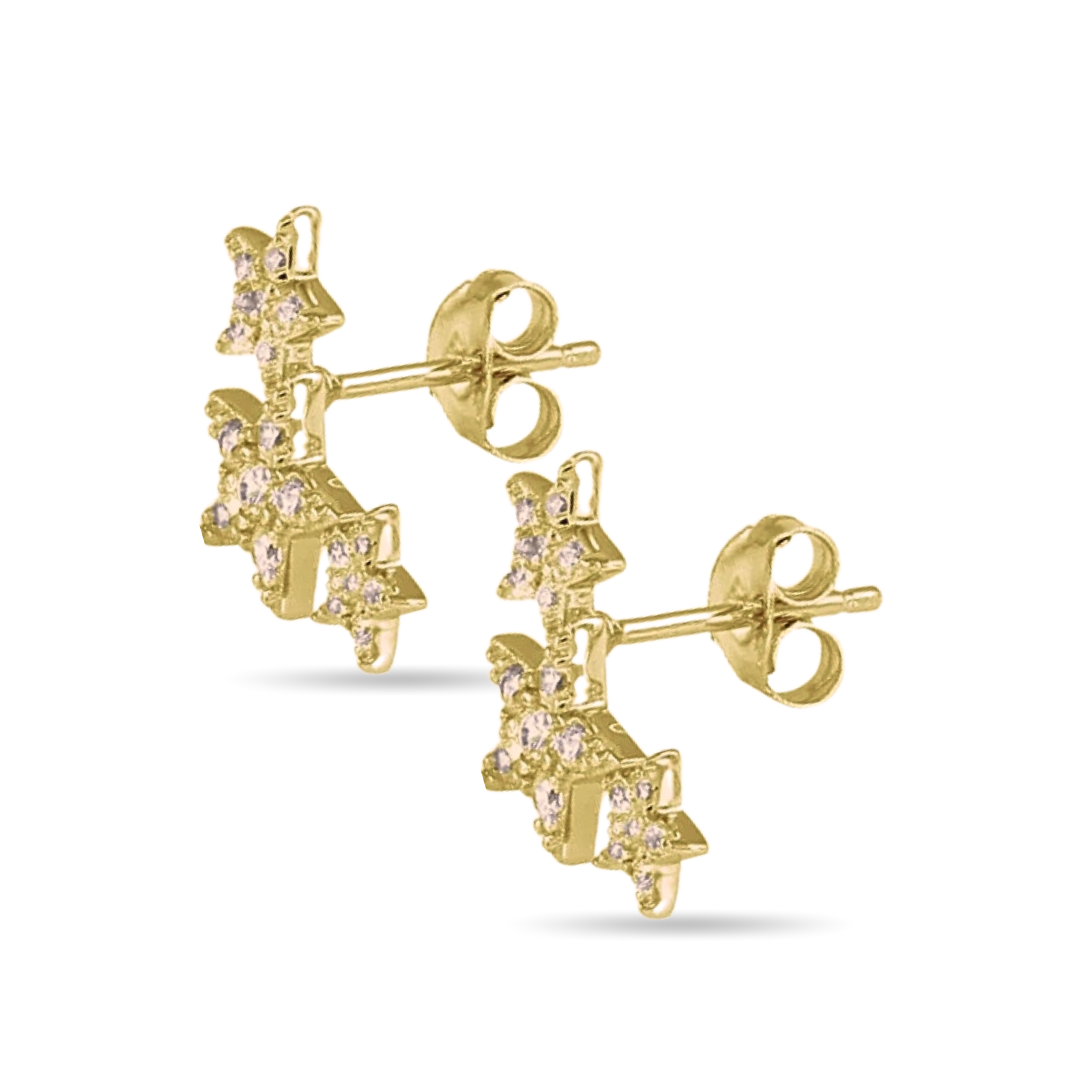 Triple Star Golden Studs