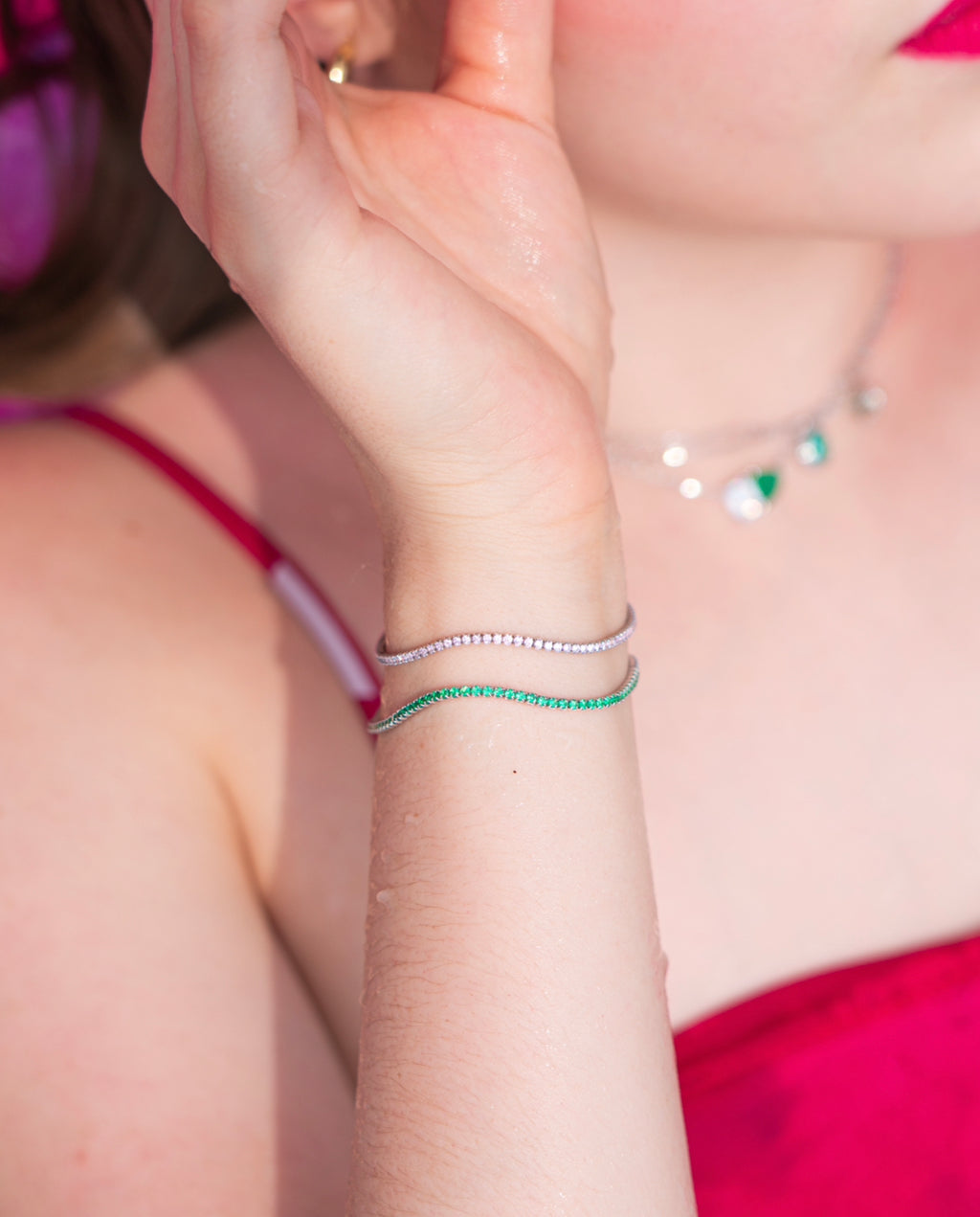 Mini tennis bracelet