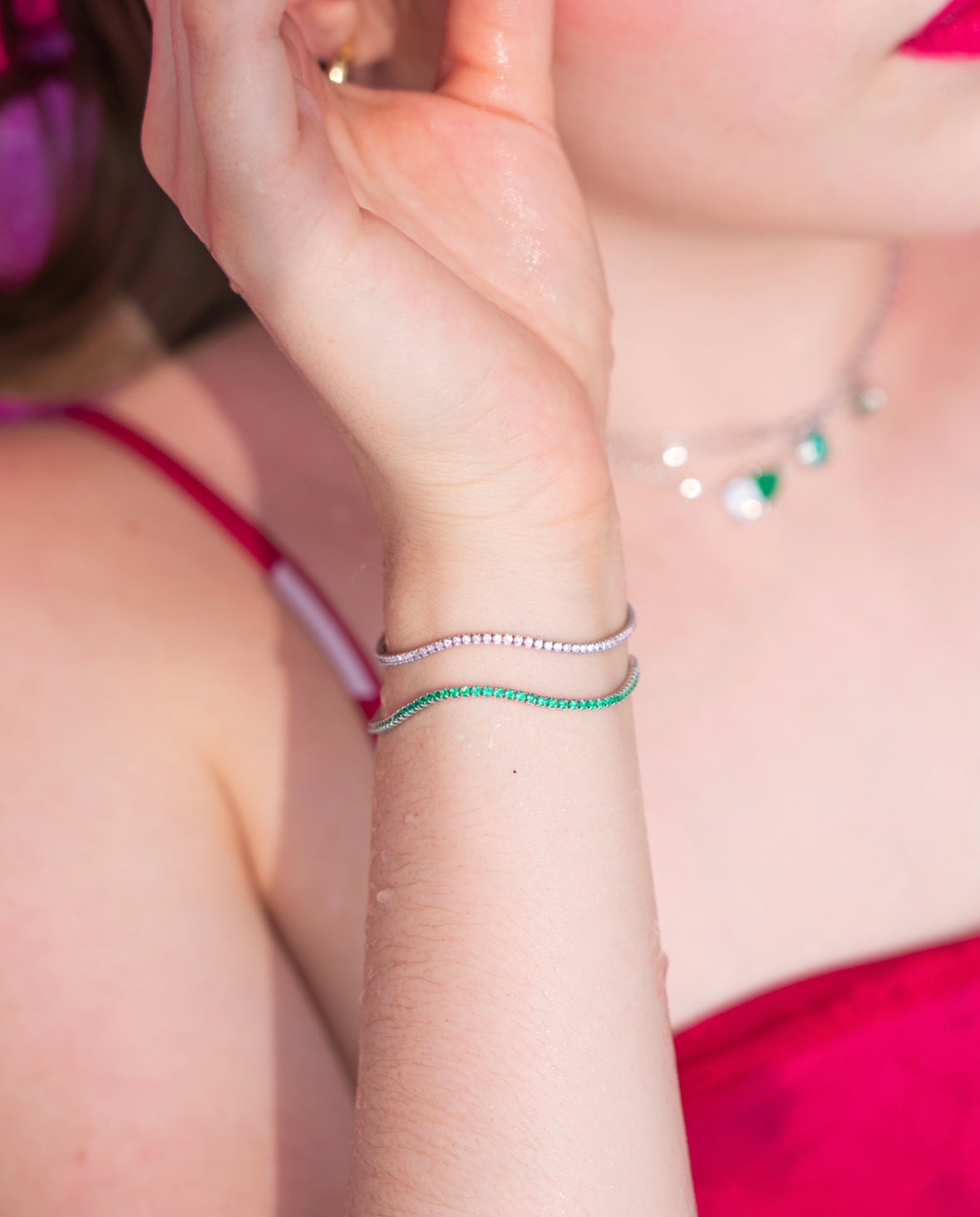 Mini tennis bracelet