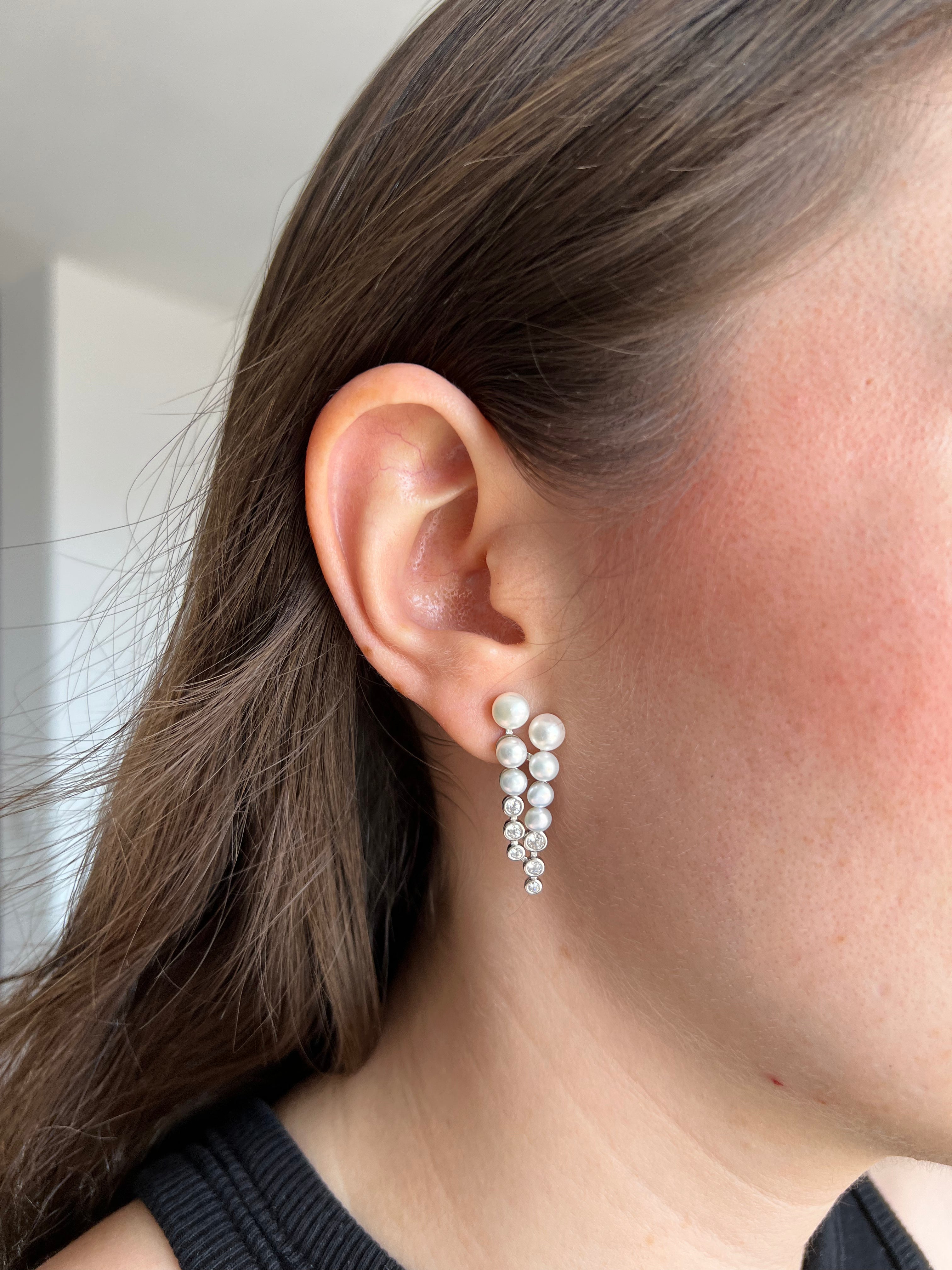 Cascade Pearl Earrings