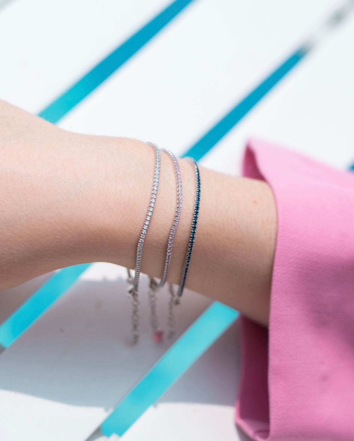 Mini tennis bracelet