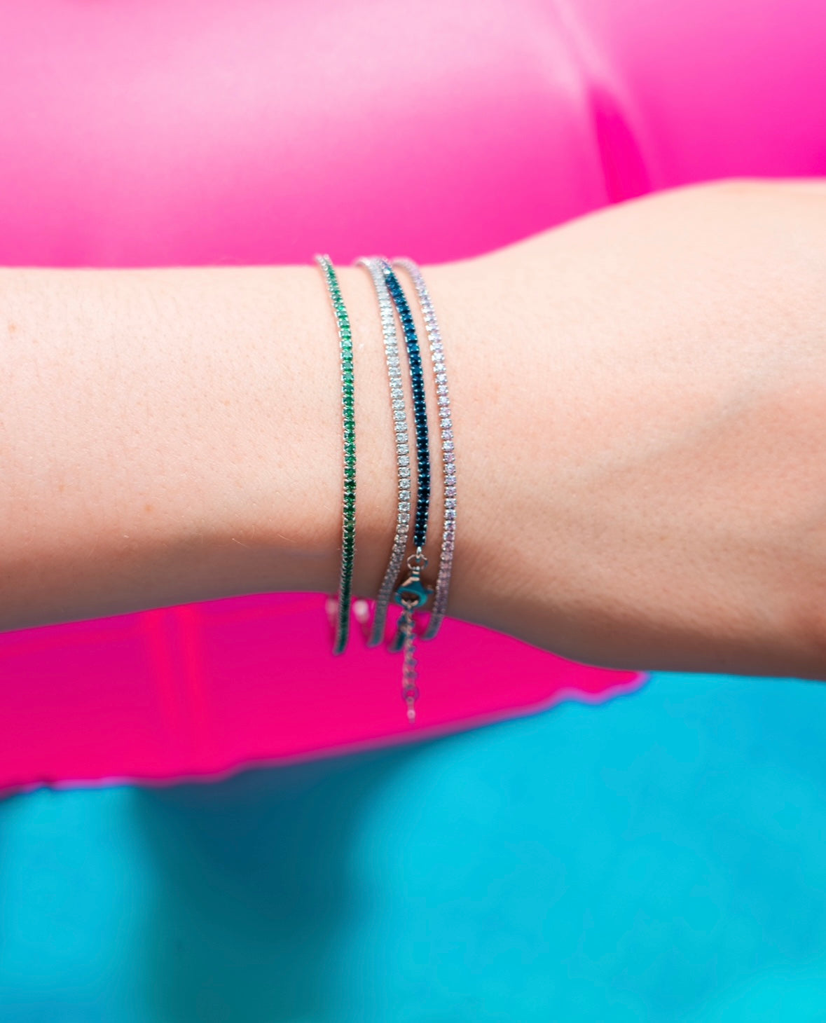 Mini tennis bracelet