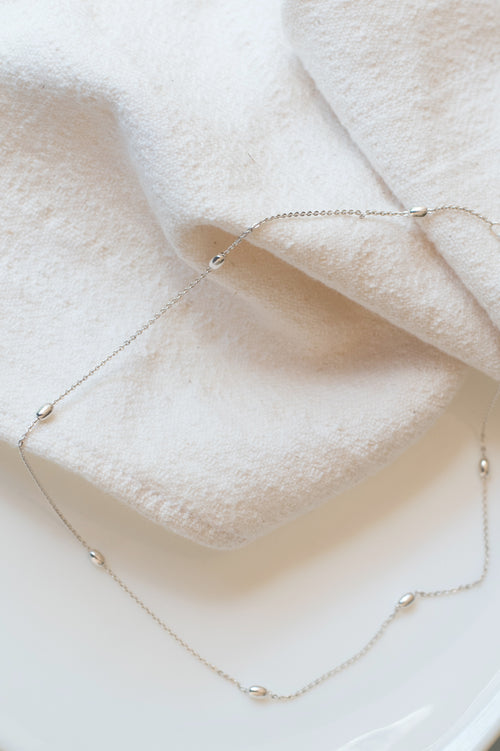 Bean Silver Choker
