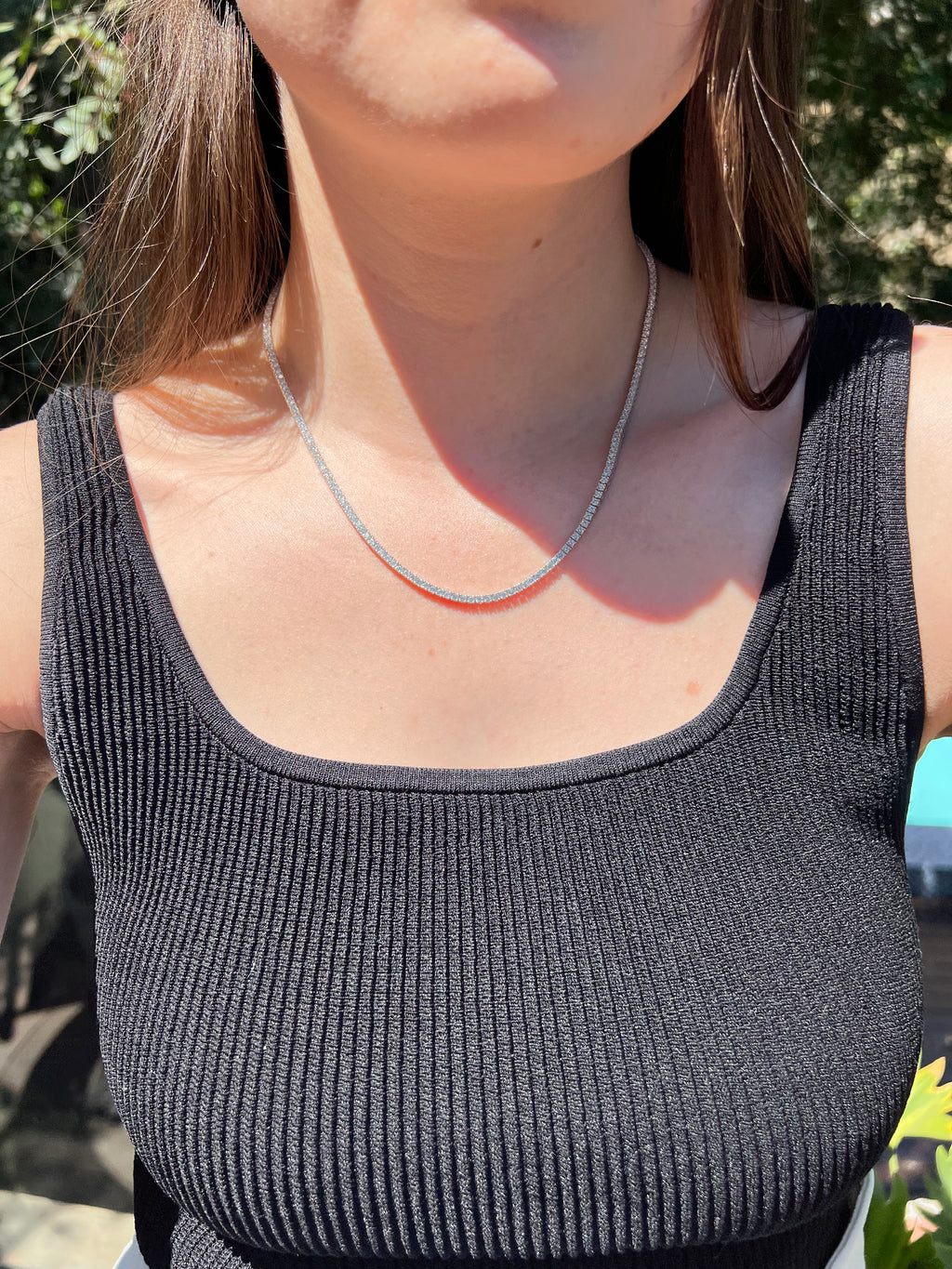 Tennis necklace