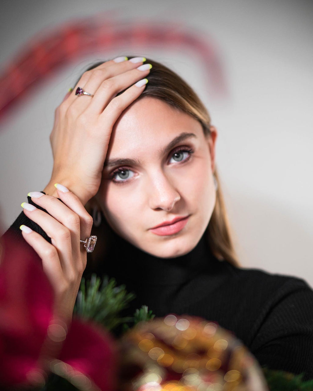 Ametrine coctail ring